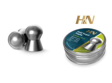 Balines H&N Field Target Trophy cal. 6,35 mm. Lata 200 uds. de 1,30 g.