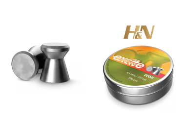 Balines H&N Excite Econ II cal. 4,50 mm. Lata 500 uds. de 0,46 g.