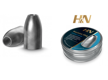Balines H&N Slug Precisión cal. 5'51 mm /.217" - Lata de 150 balines de 2'14 g.