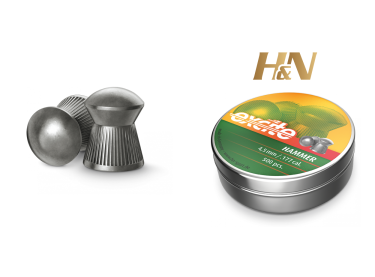 Balines H&N Excite Hammer cal. 4,50 mm. Lata 500 uds. de  0,51 g.