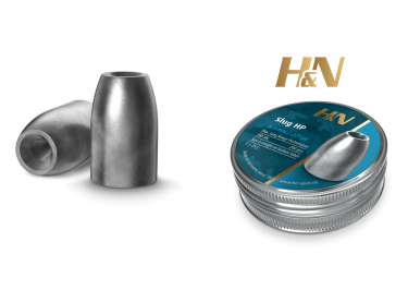 Balines H&N Slug HP II cal. 5'53 mm /.218" - Lata de 200 balines de 1'62 g.