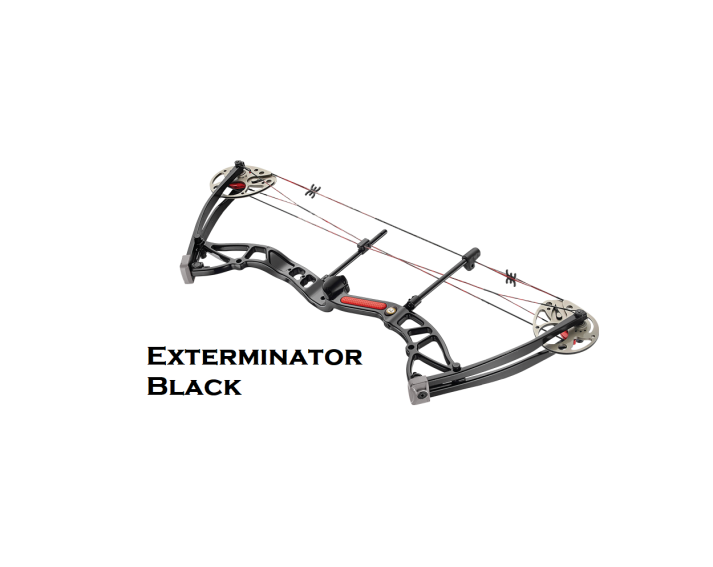 Arco Poleas Exterminator Negro 17-31" 15-70 lbs.