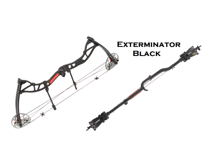 Arco Poleas Exterminator Negro 17-31" 15-70 lbs.