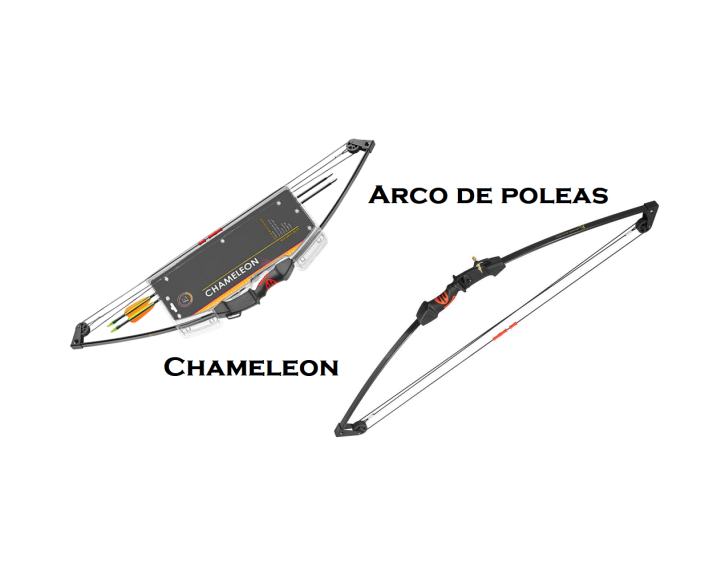 Arco Infantil Poleas Chameleon / Explorer 15 lbs. + kit