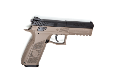 Pistola CZ P-09 Duty FDE Duotone Blowback - 4,5 mm Co2 Balines