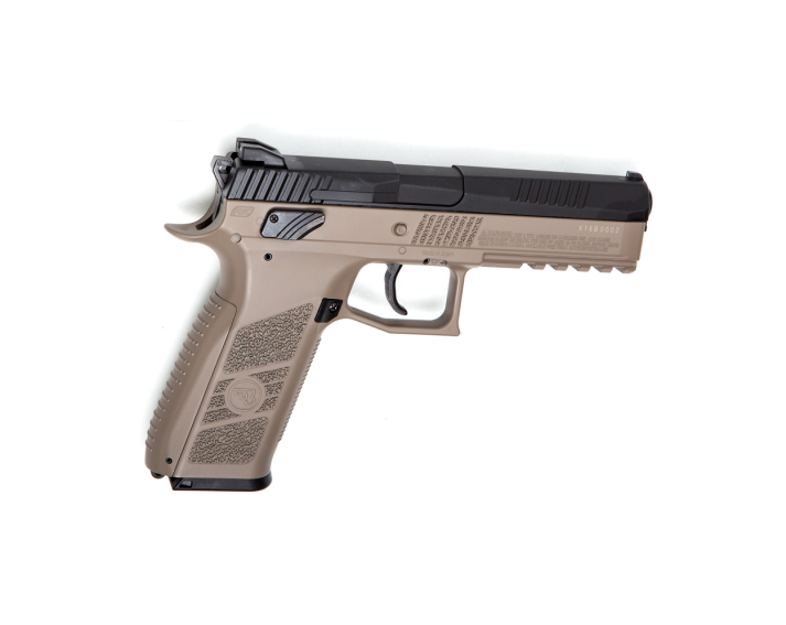 Pistola CZ P-09 Duty FDE Duotone Blowback - 4,5 mm Co2 Balines