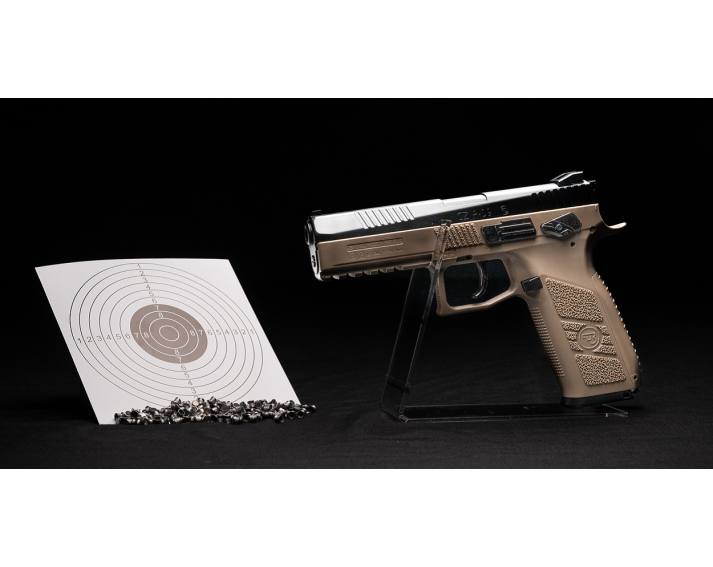 Pistola CZ P-09 Duty FDE Duotone Blowback - 4,5 mm Co2 Balines