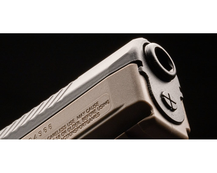 Pistola CZ P-09 Duty FDE Duotone Blowback - 4,5 mm Co2 Balines